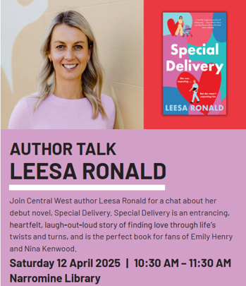 Author Talk at Narromine Library - Leesa Ronald